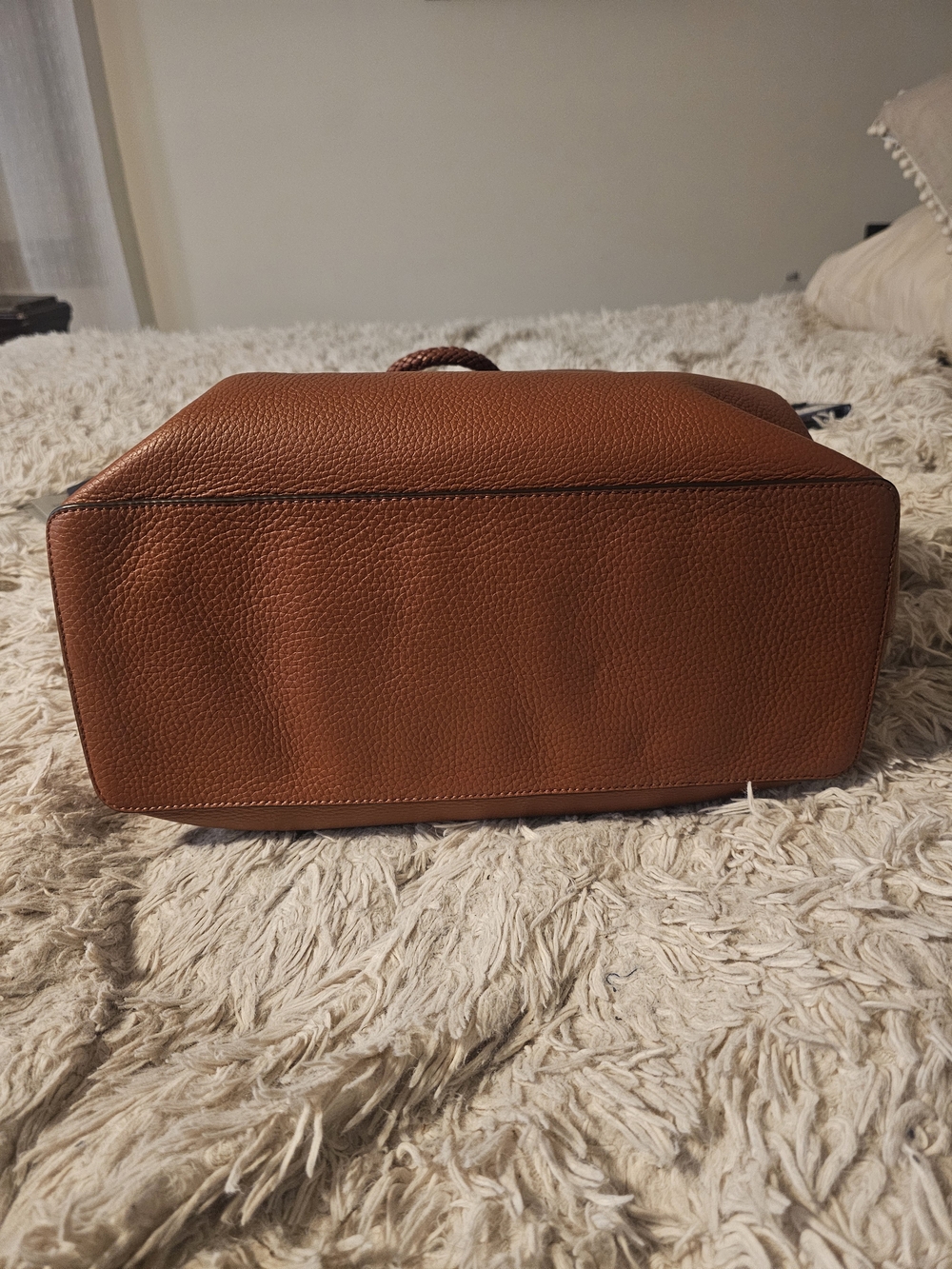 Tory Burch Tan Leather Tote Bag - Picture 2 of 7